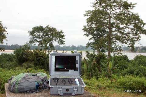 VSee telemedicine kit outdoors