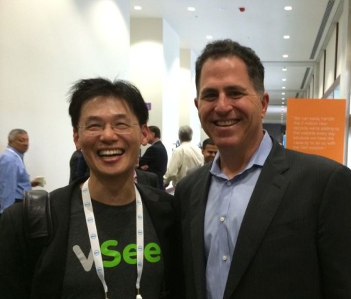 Michael Dell and VSee CEO Milton 