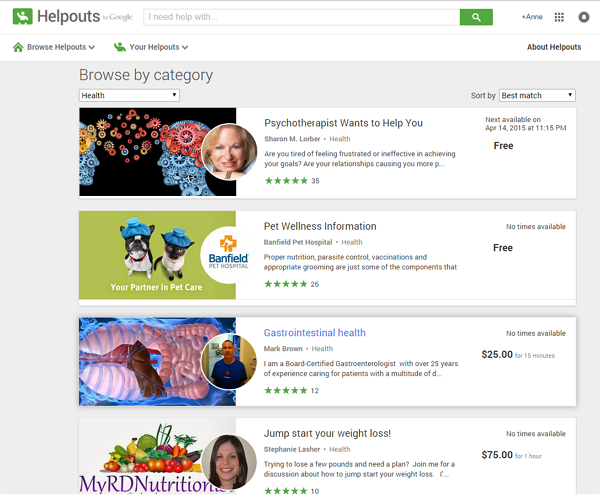 Google helpouts alternatives