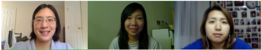 Hangouts group video (actual size, not adjustable)