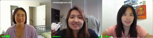 VSee video at default setting of 240p